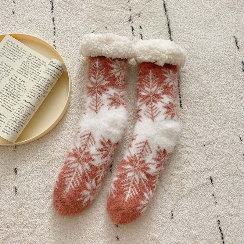 Weihnachts-Rutschfeste Warme Socken