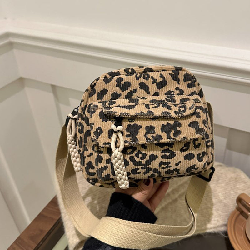 Vintage Leopardentasche