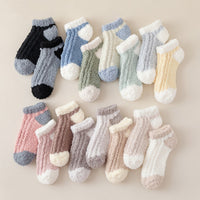 Warme Plüschsocken