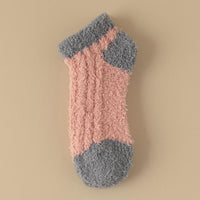 Warme Plüschsocken