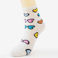 Lässige Socken Mit Herz-Print