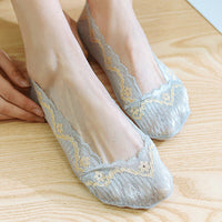 Atmungsaktive Spitzensocken