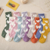 Warme Socken Mit Herzmuster