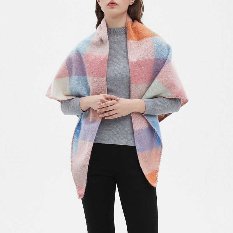 Warmer Karierter Schal