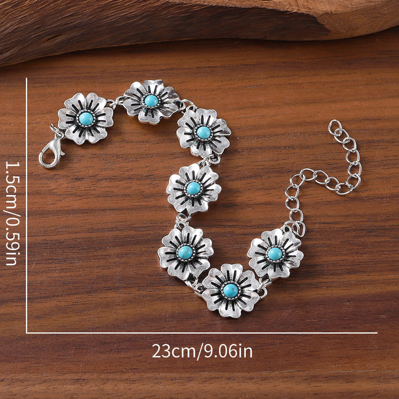 Vintage Blumen-Armband