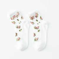 Atmungsaktive Blumensocken