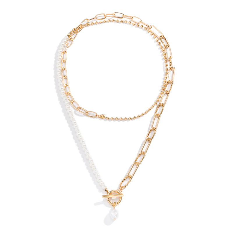 Vintage-Anhänger-Halskette