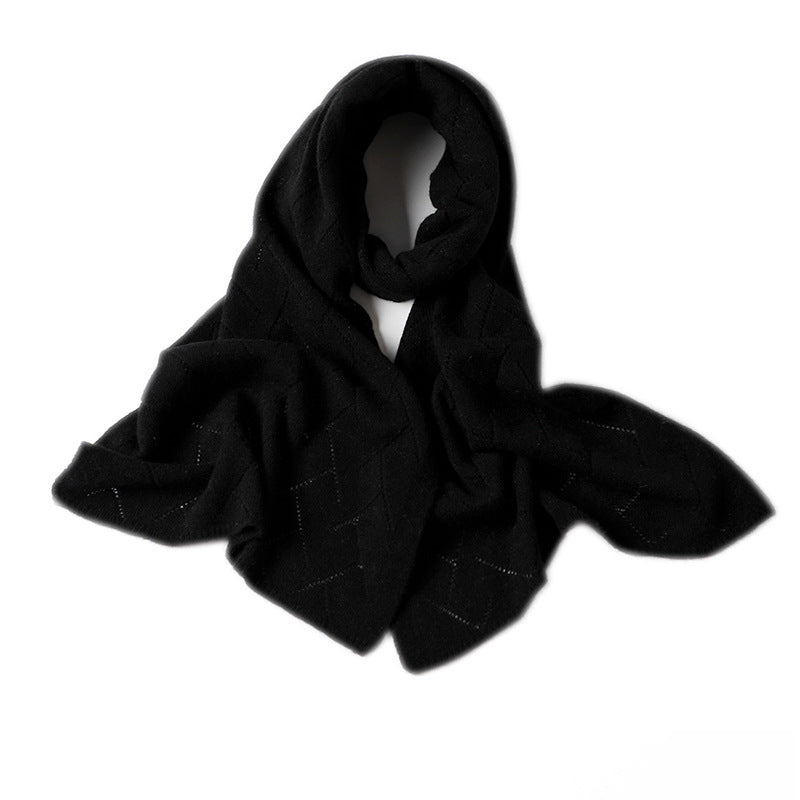 Einfarbiger Warmer Schal