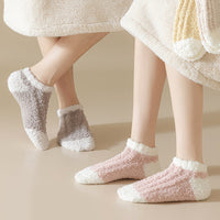 Warme Plüschsocken