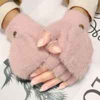 Einfarbige Warme Handschuhe