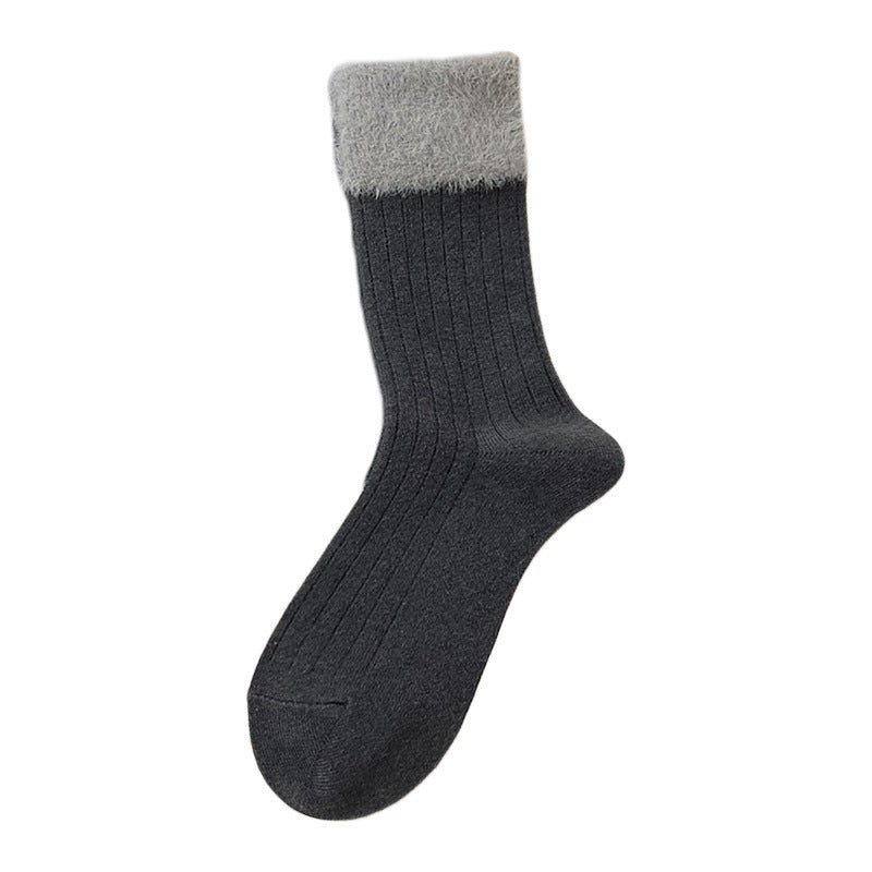 Warme Plüschsocken