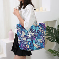 Tasche Mit Vintage-Blatt-Print