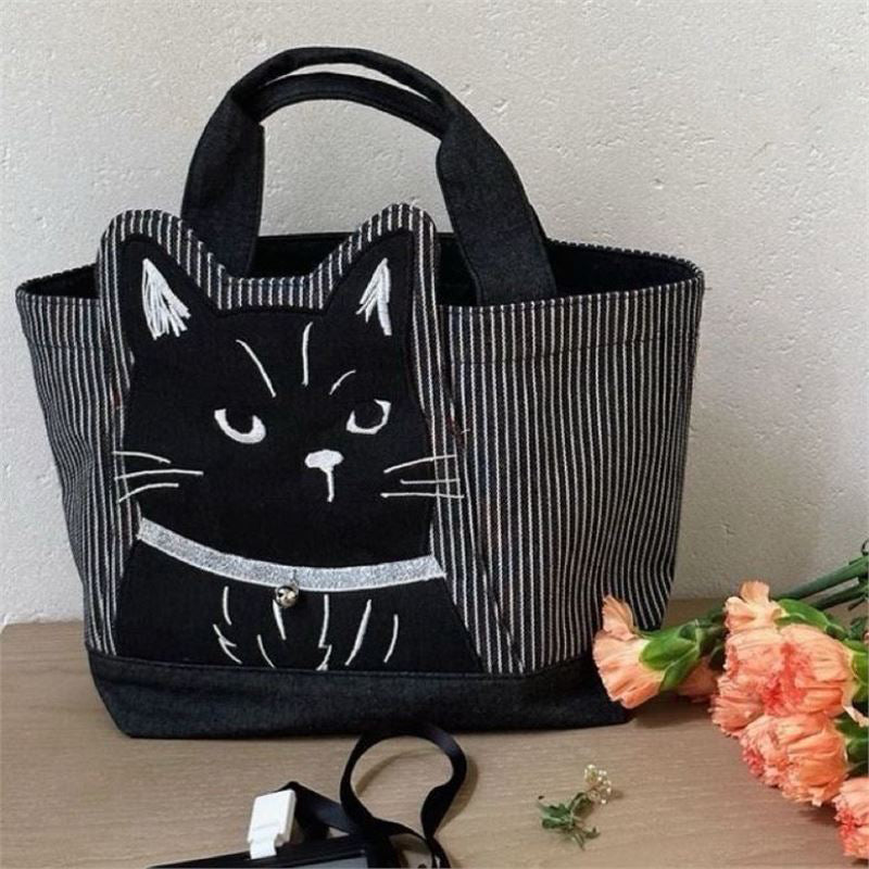 Niedliche Tasche Mit Katzenmuster