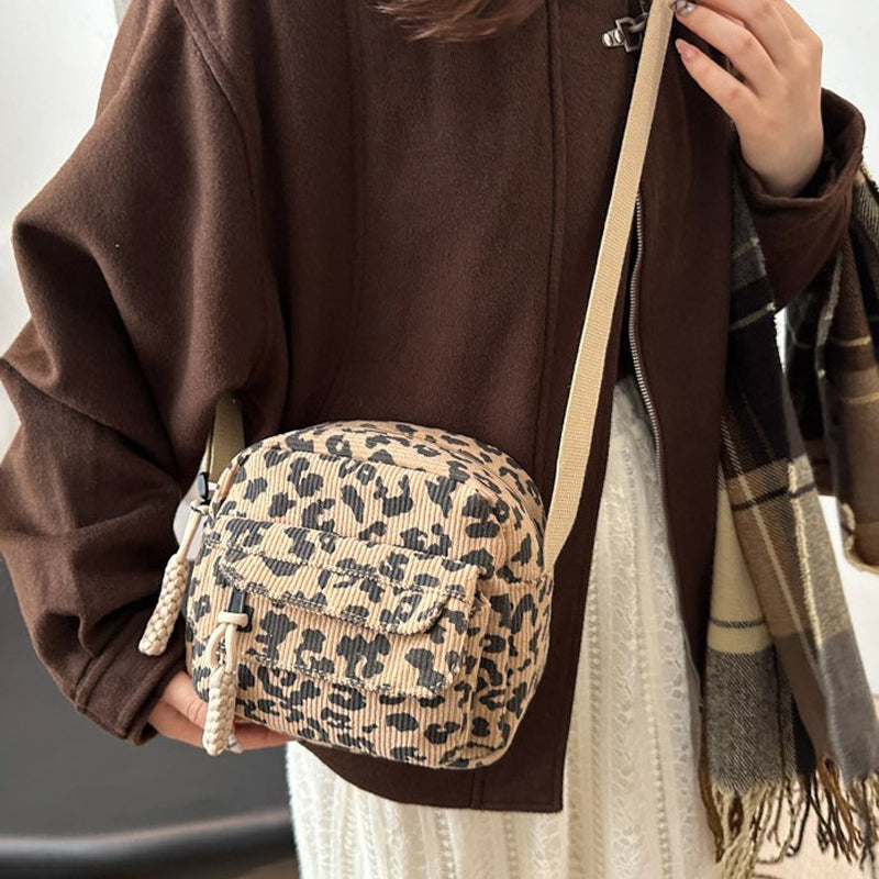 Vintage Leopardentasche