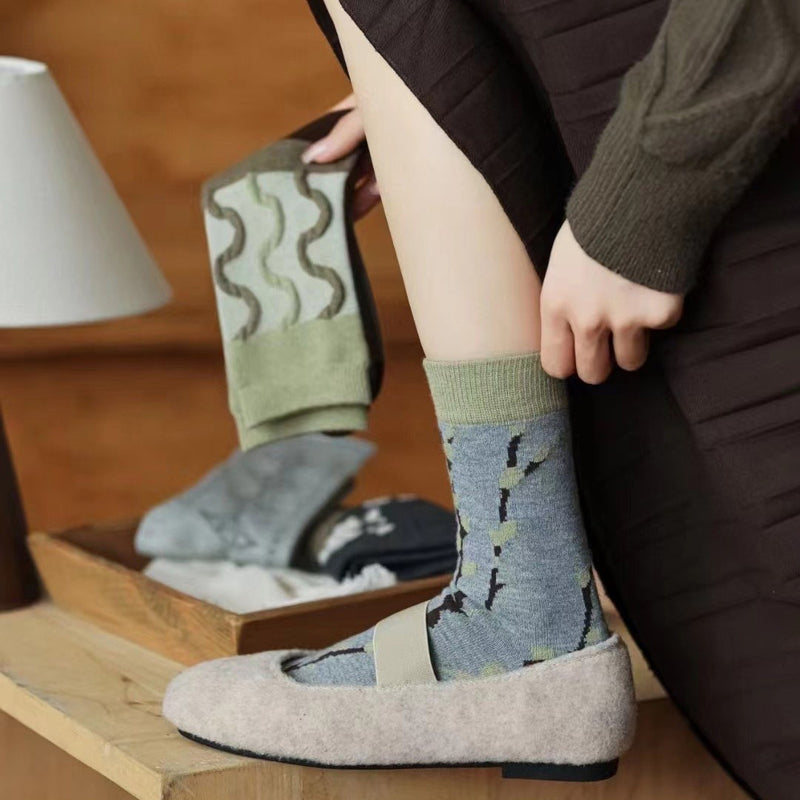 Vintage Lässige Socken