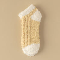 Warme Plüschsocken