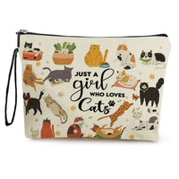 Lässige Tasche Mit Katzenmuster