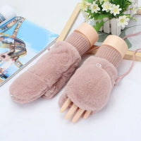 Einfarbig Warme Handschuhe