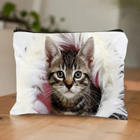 Lässige Tasche Mit Katzenmuster