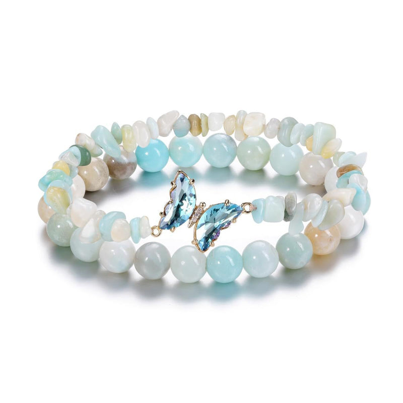 Schmetterlings Perlenarmband