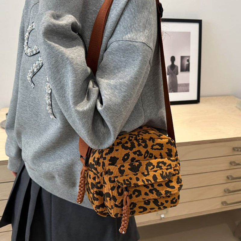 Vintage Leopardentasche