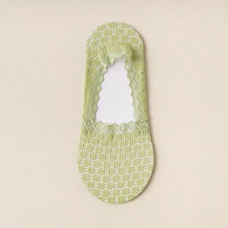 Atmungsaktive Blumensocken