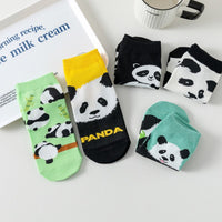 Lässige Socken Mit Panda-Muster