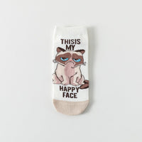 Kreative Socken Mit Katzenprint