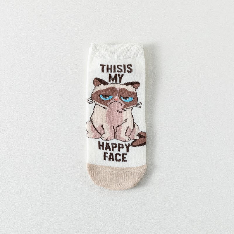 Kreative Socken Mit Katzenprint