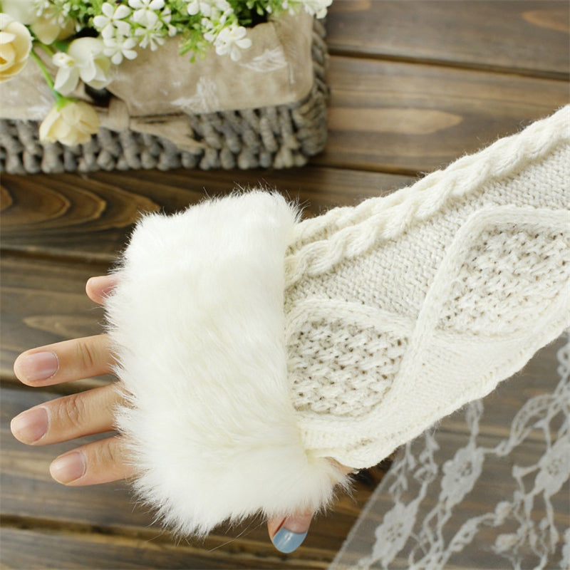 Warme Einfarbige Handschuhe