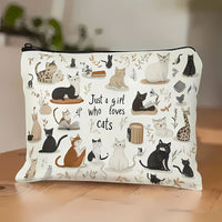 Lässige Tasche Mit Katzenmuster