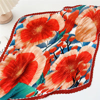 Vintage-Schal Mit Blumenmuster