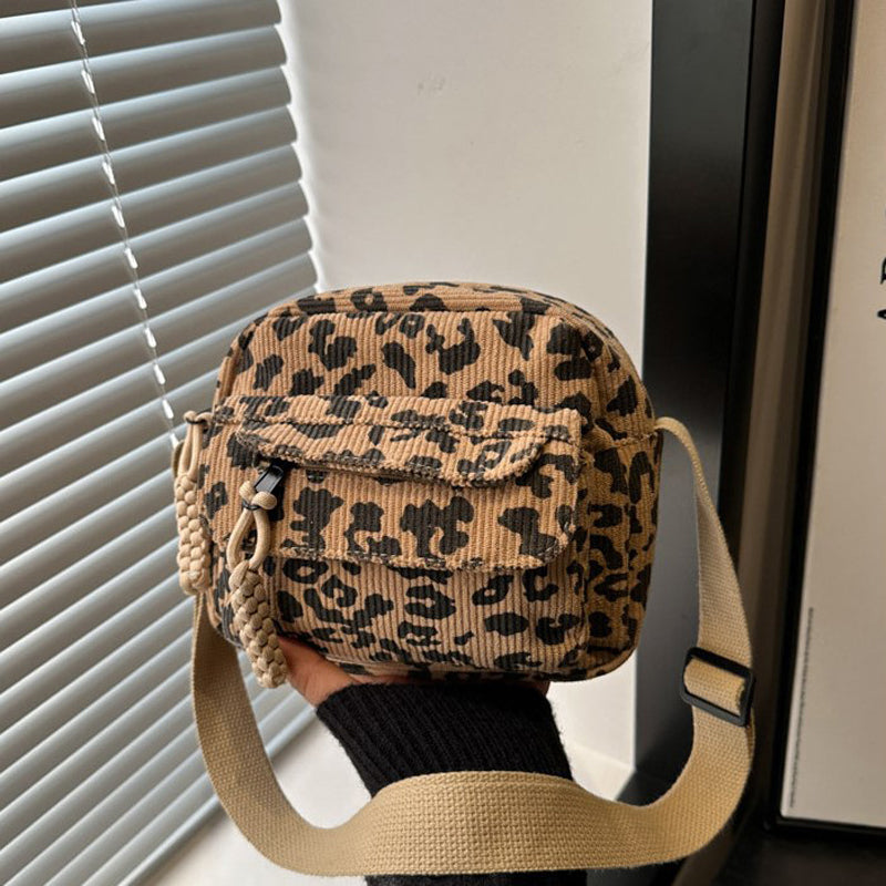 Vintage Leopardentasche