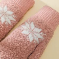 Warme Schneeflocken-Handschuhe