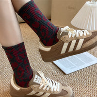 Vintage-Socken Mit Leopardenmuster