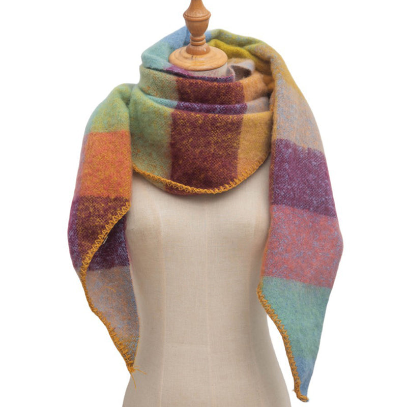 Warmer Karierter Schal