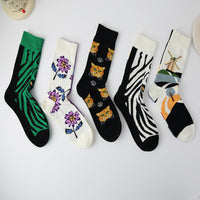 Lässige Asymmetrische Socken