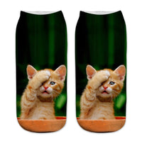 Kreative Socken Mit Katzenmuster