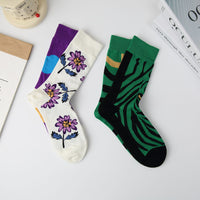 Lässige Asymmetrische Socken
