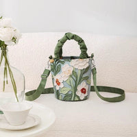 Vintage Tasche Mit Blumenmuster