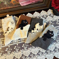 Socken Mit Cartoon-Katze