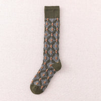 Vintage-Socken Mit Blumenmuster