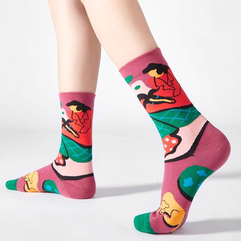 Lässige Kreative Socken