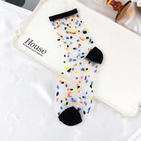 Atmungsaktive Polka Dot Socken