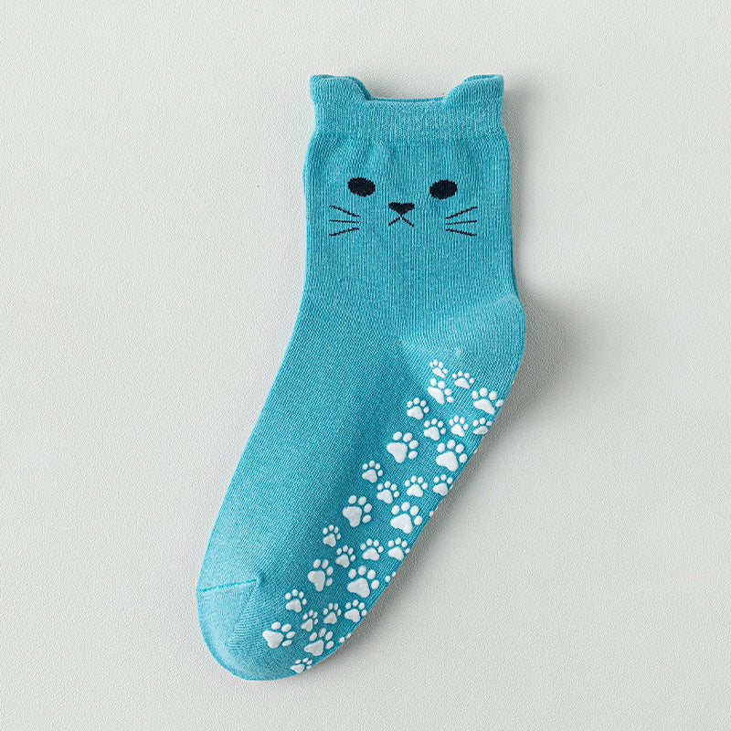 Lässige Socken Mit Katzenmuster