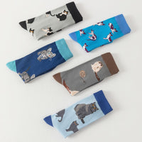 Vintage-Socken Mit Katzen-Print