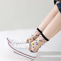 Atmungsaktive Polka Dot Socken