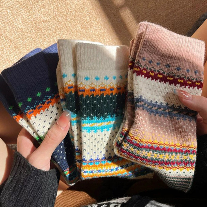 Vintage Socken Im Ethnischen Stil