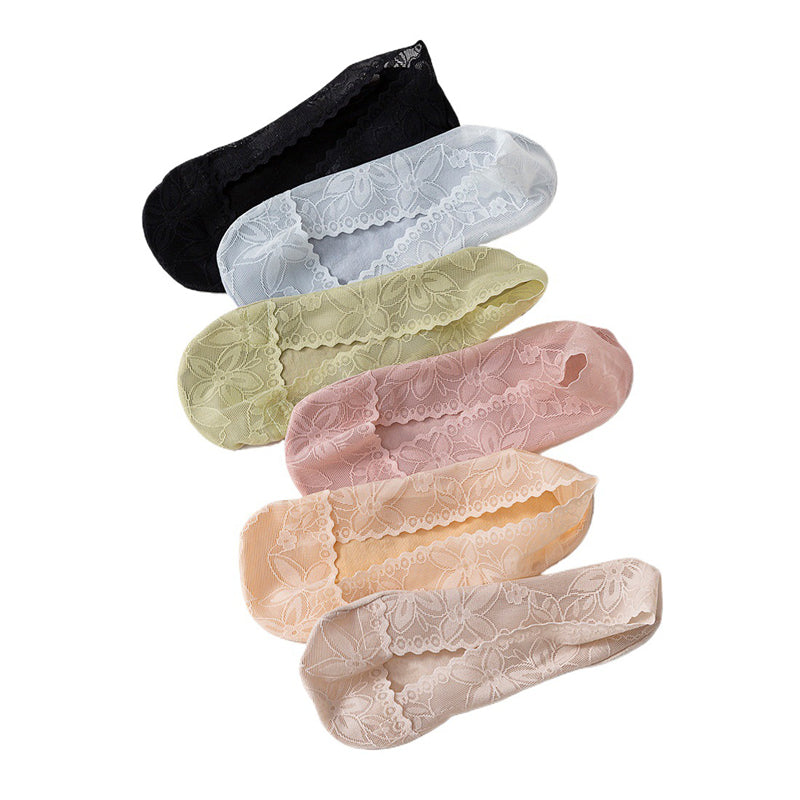 Atmungsaktive Spitzensocken