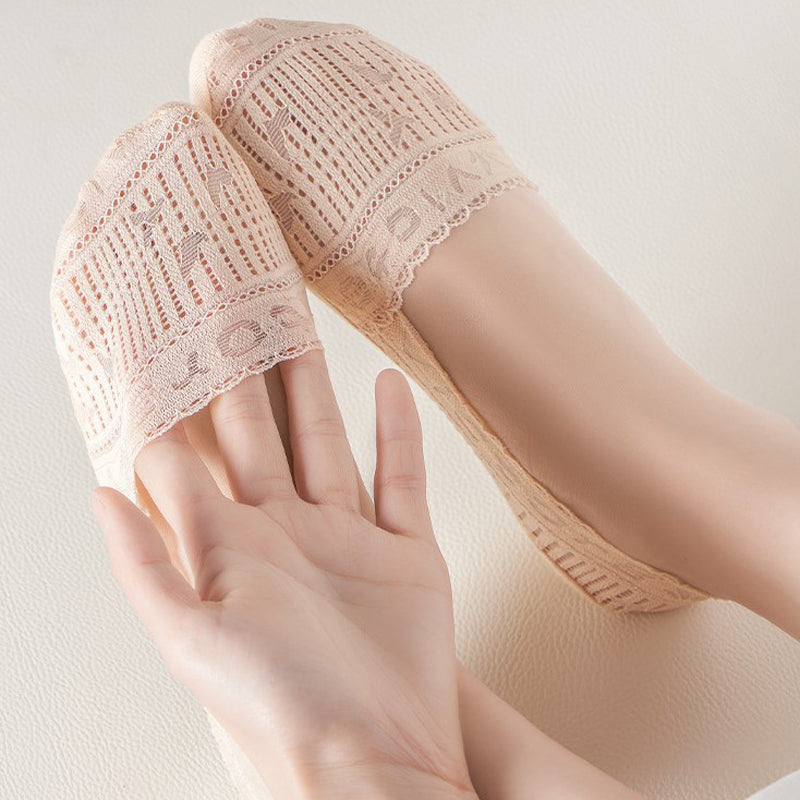 Atmungsaktive Spitzensocken